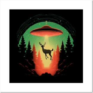 Alien Abduction Hunting Season Posters and Art